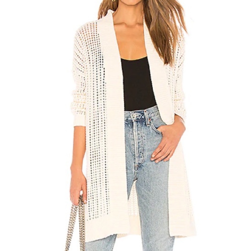 NWOT LOVERS + FRIENDS IVORY LETY COZY CARDIGAN